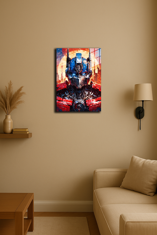 "Optimus Prime Transformers " Baskılı Metal Poster (Premium Kalite)