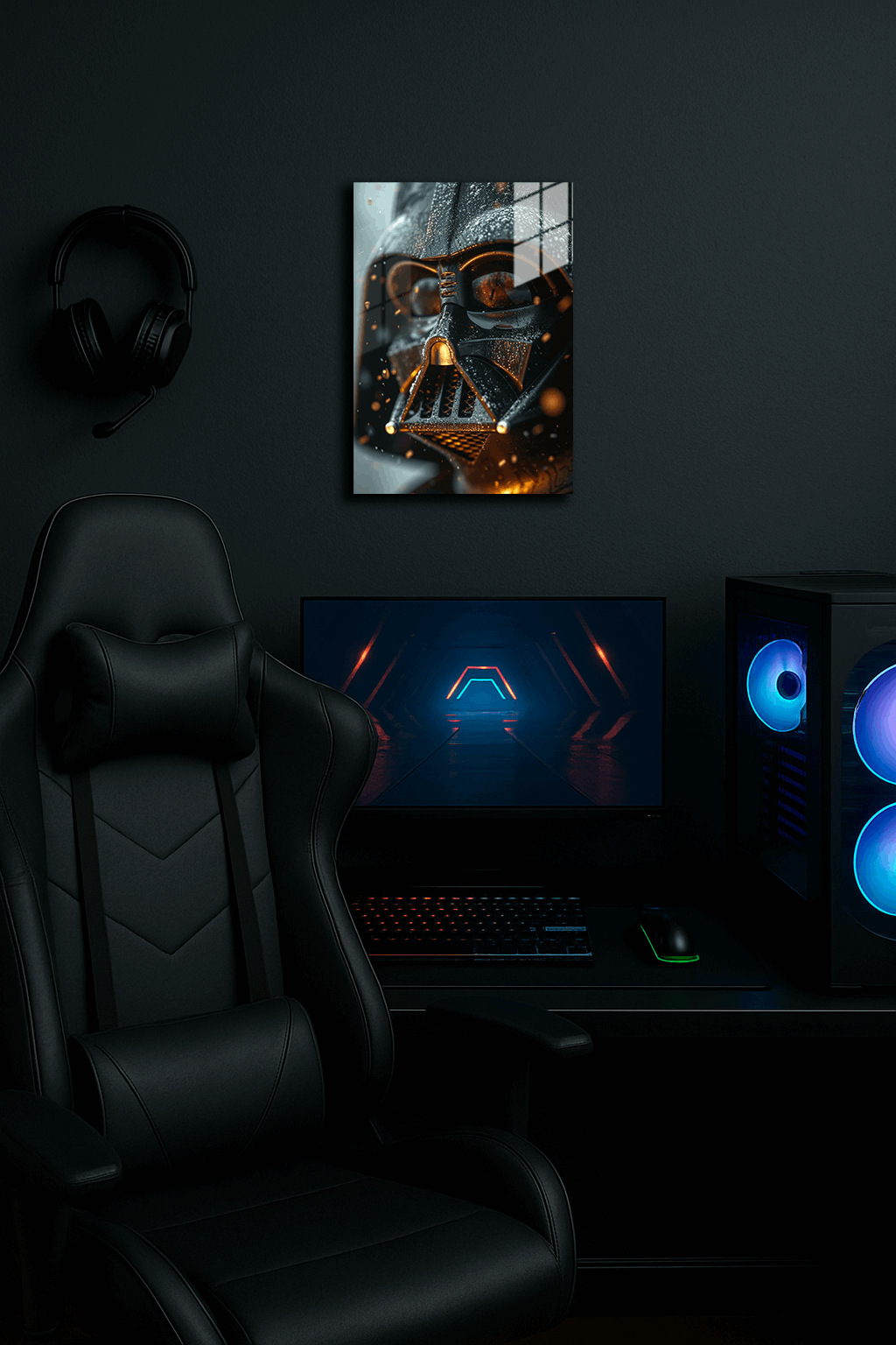 "Star Wars Darth Vader" Baskılı Metal Poster (Premium Kalite)