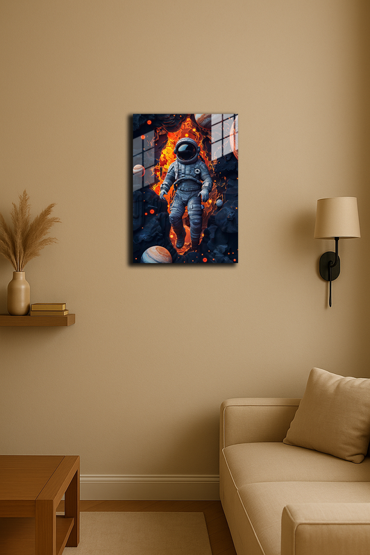 "Yıldızlararası Geçit" Baskılı Metal Poster (Premium Kalite)